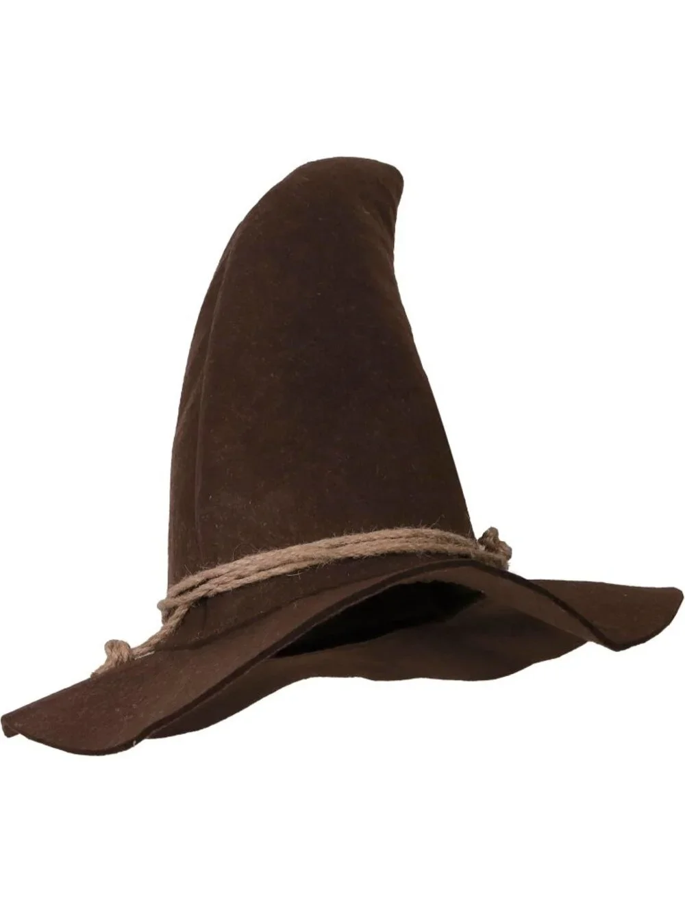Halloween Brown Scarecrow Hat Adults Wizard Witch Halloween Costume For Parties